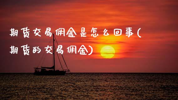 期货交易佣金是怎么回事(期货的交易佣金)_https://www.zztgc.com_黄金期货_第1张