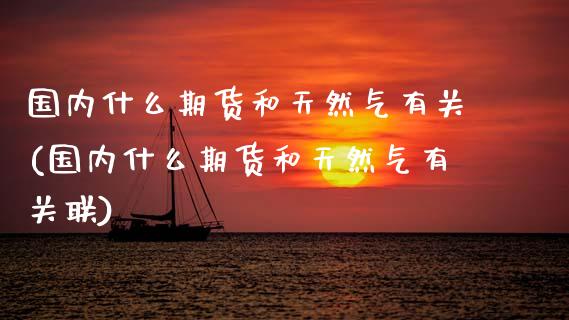 国内什么期货和天然气有关(国内什么期货和天然气有关联)_https://www.zztgc.com_原油期货_第1张