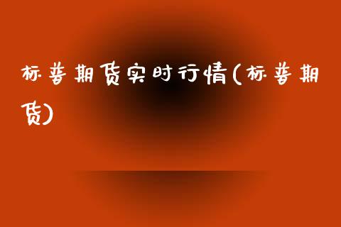 标普期货实时行情(标普期货)_https://www.zztgc.com_期货行情_第1张