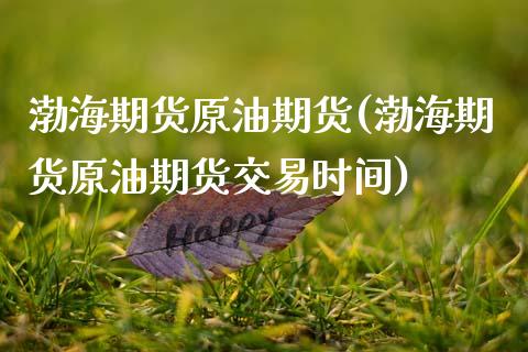 渤海期货原油期货(渤海期货原油期货交易时间)_https://www.zztgc.com_原油期货_第1张