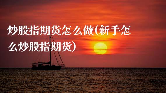 炒股指期货怎么做(新手怎么炒股指期货)_https://www.zztgc.com_黄金期货_第1张