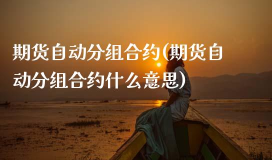 期货自动分组合约(期货自动分组合约什么意思)_https://www.zztgc.com_期货行情_第1张