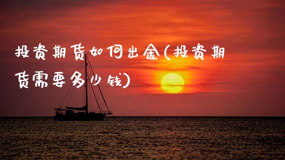 投资期货如何出金(投资期货需要多少钱)_https://www.zztgc.com_原油期货_第1张