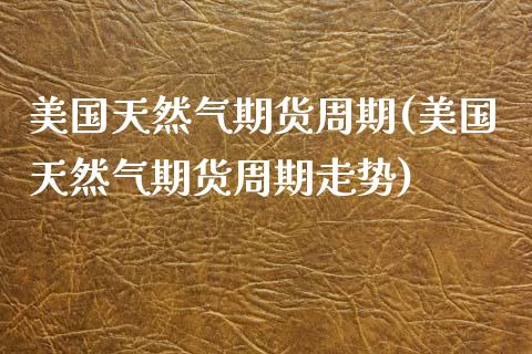 美国天然气期货周期(美国天然气期货周期走势)_https://www.zztgc.com_黄金期货_第1张