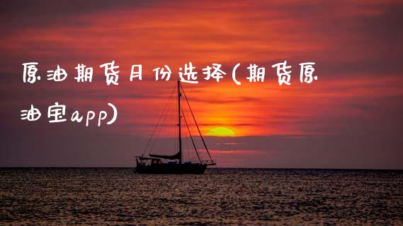原油期货月份选择(期货原油宝app)_https://www.zztgc.com_期货入门_第1张