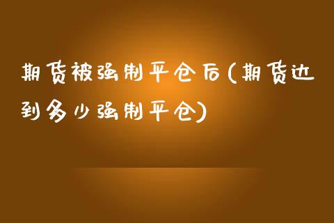 期货制平仓后(期货达到多少强制平仓)_https://www.zztgc.com_期货行情_第1张