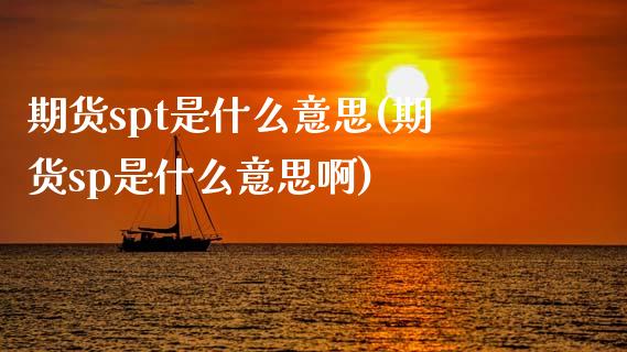 期货spt是什么意思(期货sp是什么意思啊)_https://www.zztgc.com_期货入门_第1张