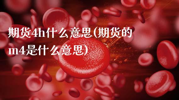期货4h什么意思(期货的m4是什么意思)_https://www.zztgc.com_黄金期货_第1张