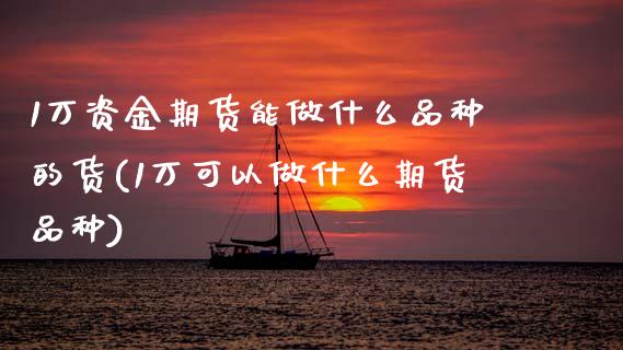 1万资金期货能做什么品种的货(1万可以做什么期货品种)_https://www.zztgc.com_期货开户_第1张