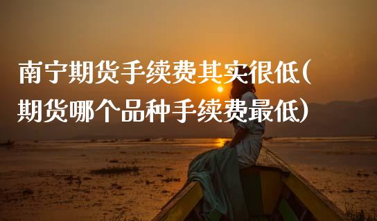 南宁期货手续费其实很低(期货哪个品种手续费最低)_https://www.zztgc.com_期货入门_第1张