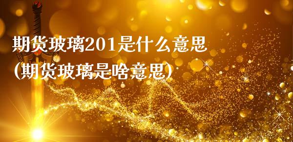 期货玻璃201是什么意思(期货玻璃是啥意思)_https://www.zztgc.com_黄金期货_第1张