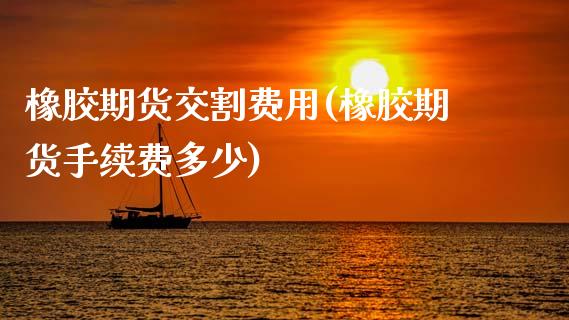 橡胶期货交割费用(橡胶期货手续费多少)_https://www.zztgc.com_期货入门_第1张
