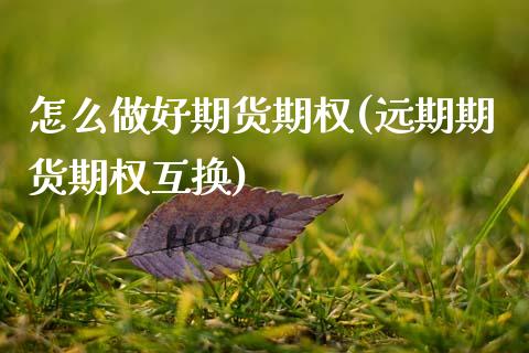 怎么做好期货期权(远期期货期权互换)_https://www.zztgc.com_原油期货_第1张