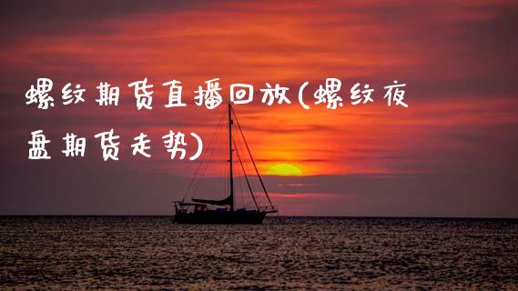 螺纹期货直播回放(螺纹夜盘期货走势)_https://www.zztgc.com_期货行情_第1张