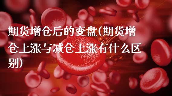 期货增仓后的变盘(期货增仓上涨与减仓上涨有什么区别)_https://www.zztgc.com_期货行情_第1张