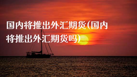 国内将推出外汇期货(国内将推出外汇期货吗)_https://www.zztgc.com_原油期货_第1张