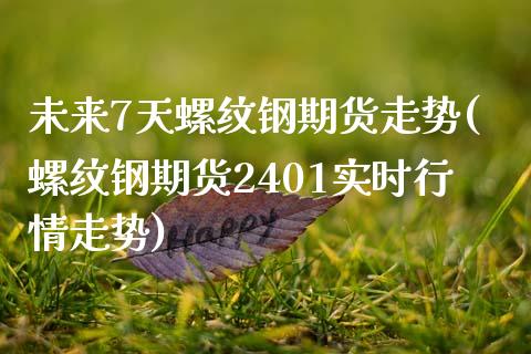未来7天螺纹钢期货走势(螺纹钢期货2401实时行情走势)_https://www.zztgc.com_期货开户_第1张