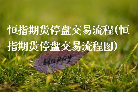 恒指期货停盘交易流程(恒指期货停盘交易流程图)_https://www.zztgc.com_期货直播_第1张