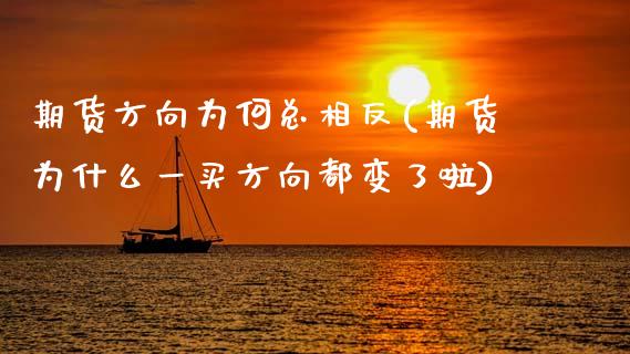 期货方向为何总相反(期货为什么一买方向都变了啦)_https://www.zztgc.com_黄金期货_第1张