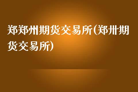 郑郑州期货交易所(郑卅期货交易所)_https://www.zztgc.com_黄金期货_第1张