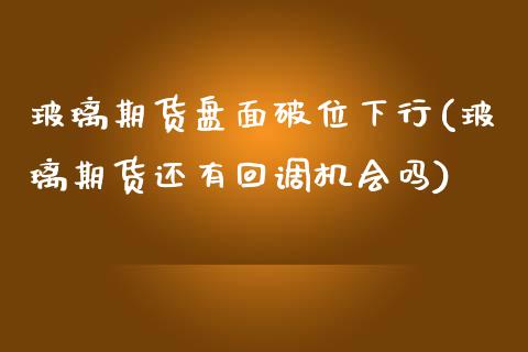 玻璃期货盘面破位下行(玻璃期货还有回调机会吗)_https://www.zztgc.com_期货入门_第1张