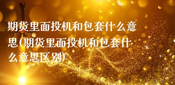 期货里面投机和包套什么意思(期货里面投机和包套什么意思区别)_https://www.zztgc.com_期货入门_第1张