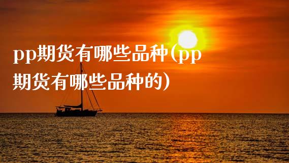 pp期货有哪些品种(pp期货有哪些品种的)_https://www.zztgc.com_黄金期货_第1张