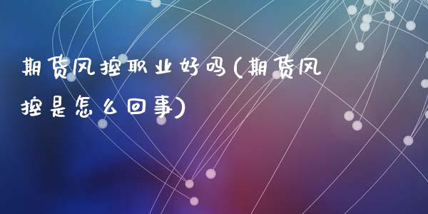 期货风控职业好吗(期货风控是怎么回事)_https://www.zztgc.com_黄金期货_第1张