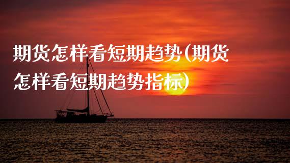 期货怎样看短期趋势(期货怎样看短期趋势指标)_https://www.zztgc.com_黄金期货_第1张