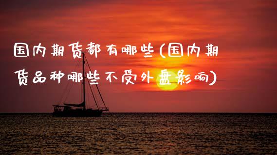 国内期货都有哪些(国内期货品种哪些不受外盘影响)_https://www.zztgc.com_期货入门_第1张
