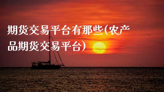 期货交易平台有那些(农产品期货交易平台)_https://www.zztgc.com_期货入门_第1张