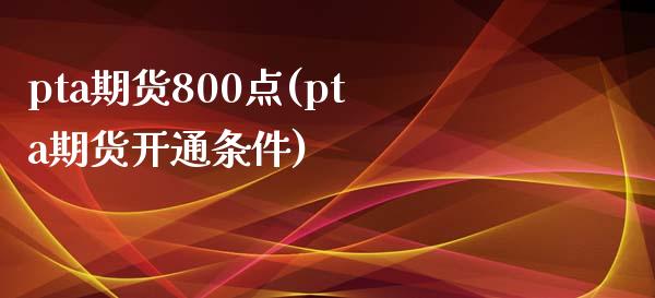 pta期货800点(pta期货开通条件)_https://www.zztgc.com_期货入门_第1张