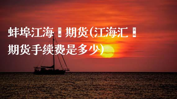 蚌埠江海鑫期货(江海汇鑫期货手续费是多少)_https://www.zztgc.com_原油期货_第1张