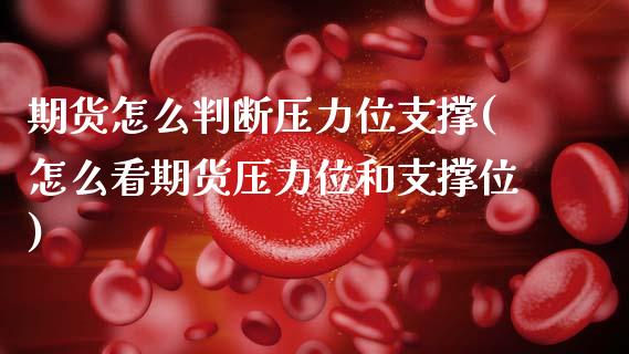 期货怎么判断压力位支撑(怎么看期货压力位和支撑位)_https://www.zztgc.com_黄金期货_第1张