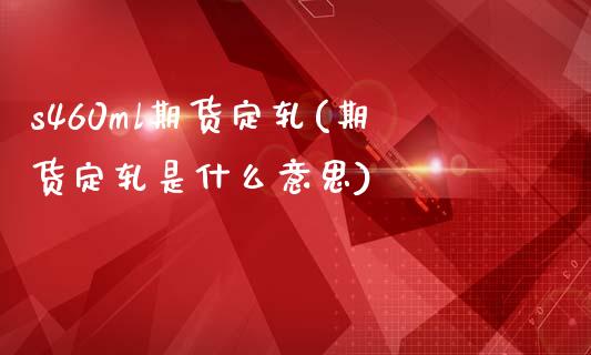 s460ml期货定轧(期货定轧是什么意思)_https://www.zztgc.com_期货行情_第1张