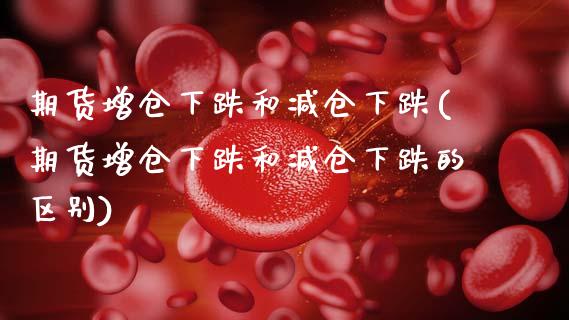 期货增仓下跌和减仓下跌(期货增仓下跌和减仓下跌的区别)_https://www.zztgc.com_黄金期货_第1张