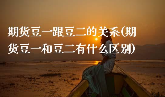 期货豆一跟豆二的关系(期货豆一和豆二有什么区别)_https://www.zztgc.com_期货直播_第1张