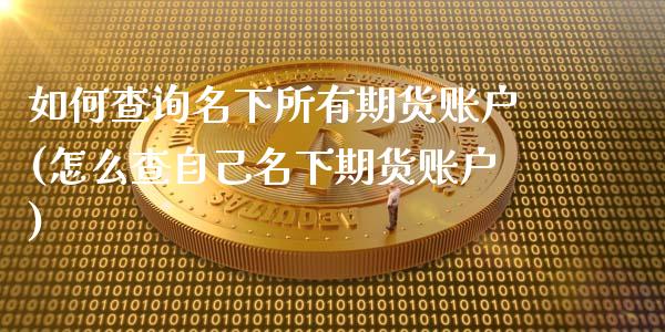 如何查询名下所有期货账户(怎么查自己名下期货账户)_https://www.zztgc.com_期货开户_第1张