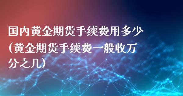 国内黄金期货手续费用多少(黄金期货手续费一般收万分之几)_https://www.zztgc.com_期货直播_第1张