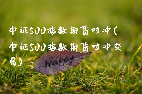 中证500指数期货对冲(中证500指数期货对冲交易)_https://www.zztgc.com_黄金期货_第1张