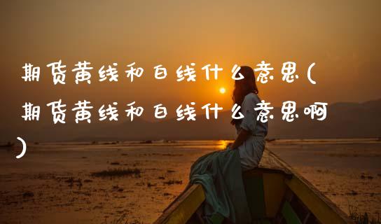 期货黄线和白线什么意思(期货黄线和白线什么意思啊)_https://www.zztgc.com_原油期货_第1张