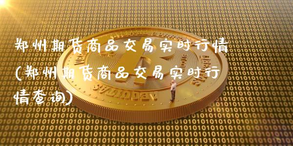 郑州期货商品交易实时行情(郑州期货商品交易实时行情查询)_https://www.zztgc.com_原油期货_第1张