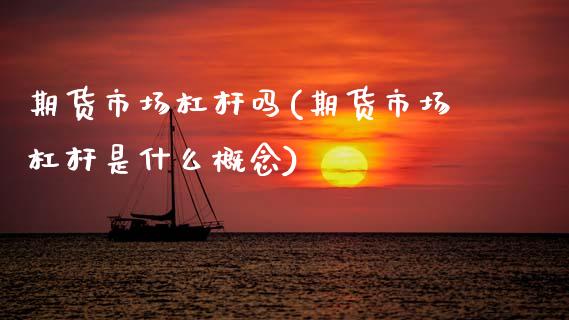 期货市场杠杆吗(期货市场杠杆是什么概念)_https://www.zztgc.com_期货直播_第1张
