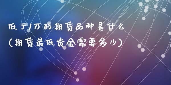低于1万的期货品种是什么(期货最低资金需要多少)_https://www.zztgc.com_期货入门_第1张