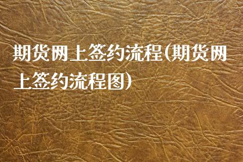 期货网上签约流程(期货网上签约流程图)_https://www.zztgc.com_期货直播_第1张