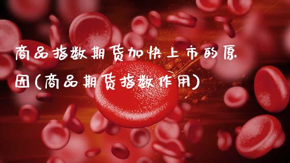 商品指数期货加快上市的原因(商品期货指数作用)_https://www.zztgc.com_期货直播_第1张
