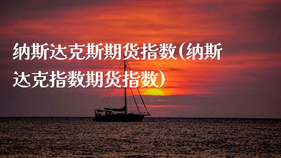 纳斯达克斯期货指数(纳斯达克指数期货指数)_https://www.zztgc.com_原油期货_第1张