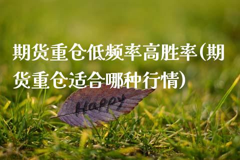 期货重仓低频率高胜率(期货重仓适合哪种行情)_https://www.zztgc.com_黄金期货_第1张