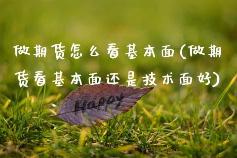 做期货怎么看基本面(做期货看基本面还是技术面好)_https://www.zztgc.com_期货直播_第1张