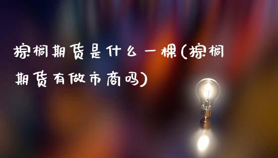 棕榈期货是什么一棵(棕榈期货有做市商吗)_https://www.zztgc.com_期货直播_第1张